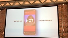 Brad Reilly of Network BBDO's presentation at the Red & Yellow School's #DigitalAgencyShowcase. Image via Shae Leigh of Red & Yellow School .