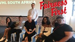 Team VML South Africa, presenting at the Red & Yellow School's #DigitalAgencyShowcase. Image via VML SA .