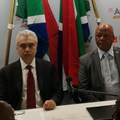 Dr Fatih Birol, executive director, International Energy Agency, and South African Energy Minister Jeff Radebe