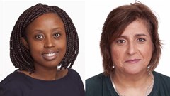 Muthoki Mumo and Angela Quintal, Committee to Protect Journalists' Africa team.