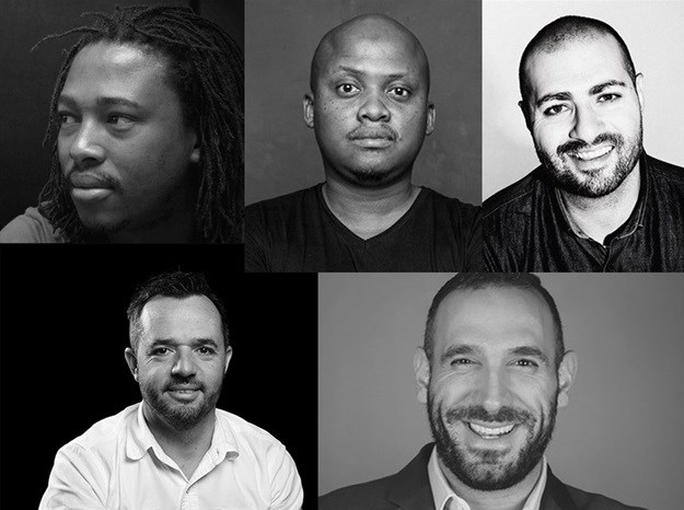 Molefi Thulo, Sibusiso (Sbu) Sitole, Peter Khoury, Glenn Jeffery and Jonathan Deeb.