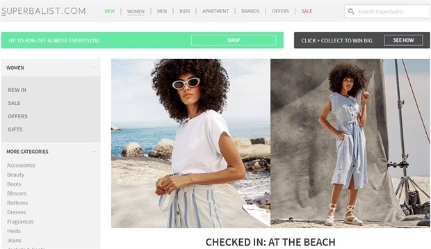 Womenswear, footwear and kidswear deliver for merged Superbalist