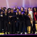 Joe Public United, on stage at Loeries 2018 after their 'Agency of the Year' win.