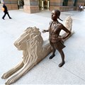 Africa's 'Fearless Girl' beacon of hope to young women in Africa