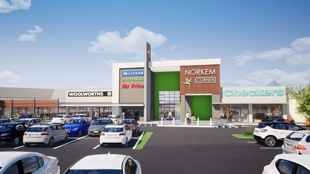 Norkem Corner shopping centre after