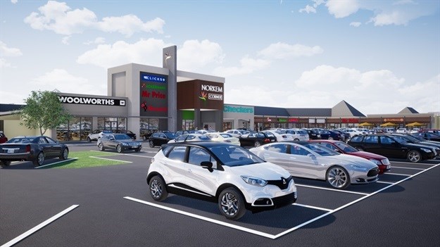 Norkem Corner shopping centre after