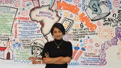 Nasreen Saunders, CEO & founder of Umphakathi weAfrika
