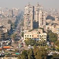 People living in run-down, inner city apartments, like these in Cairo, are at risk of heat-stress health problems. Shutterstock