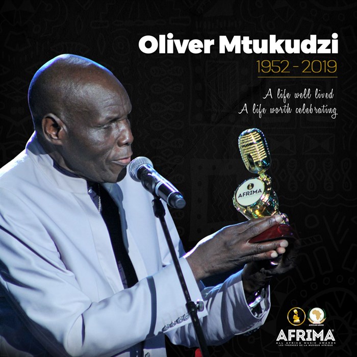 Zimbabwean music legend, Oliver 'Tuku' Mtukudzi dies at 66