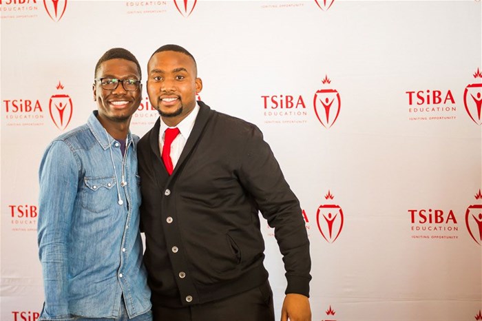 TSIBA students Courage Chiringa and Nkululeko Freedom Nocanda