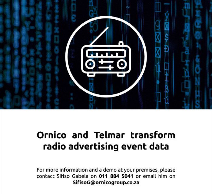 Ornico data now available on Telmar - transforming radio advertising event data