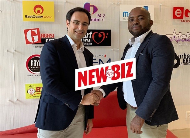 Julien Durand, SVP – Strategic Development, Lagardère SCA with Tshepo Setshedi, group chief financial officer, Kagiso Media.