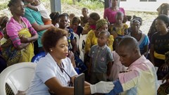 Nigeria was quick to respond and control the 2014 Ebola outbreak. EPA