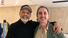 Design Indaba CEO and founder Ravi Naidoo with David Droga, founder and creative chairman, Droga5. © .