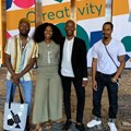 Young creatives from left - Cedric Nzaka, Nandi Dlepu, Morena Sefatsa and Yanga Yaya at the 2019 Design Indaba.
