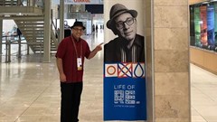 Cal Fussman at the CTICC ahead of his YPO talk. Image via his .