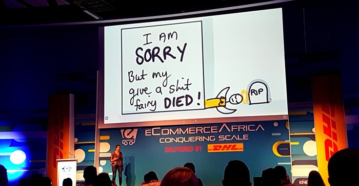 Chantel Botha of BrandLove in action at eCommerce Africa 2019.