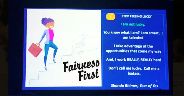 One of Ampah's slides from her Women in Tech Africa presentation.