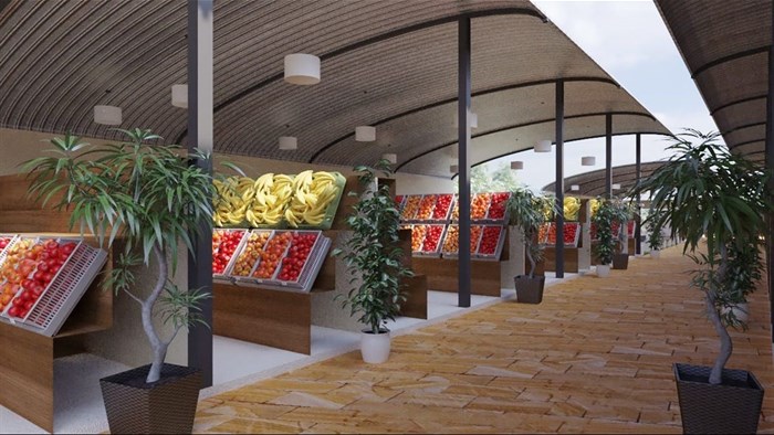 An artist’s impressions of the proposed Nairobi Farmers Market
