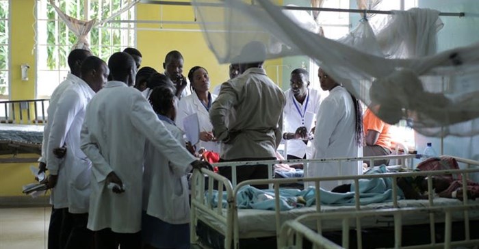 Doctors at a hospital in Kisumu, Kenya. Shutterstock