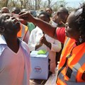 Cholera vaccines have been given to people in Beira after an outbreak following Cyclone Idai. EPA-EFE/Celeste Mac-Arthur