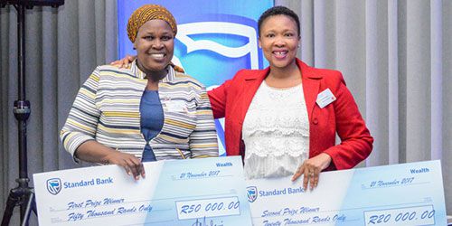 Francine Zana (left) and Nomkhitha Kwinana