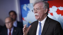 US National Security Advisor John Bolton sees China as a threat to Washington in Africa. EPA-EFE/Shawn Thew