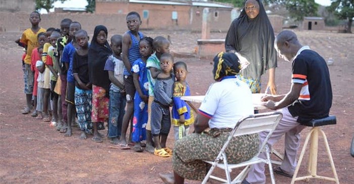 Malaria detection campaign in the Bobo-Dioulasso (Burkina-Faso) in collaboration with the Institut de Recherche en Sciences de la Santé. Elena