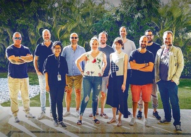 The only pic of Khoury at this year's One Show judging in the Dominican Republic, with other members of his jury.