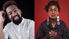 David Tshabalala and Sarah Waiswa. Photo credit for Waiswa: Osborne Macharia.