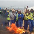 Construction workers strike over training fund