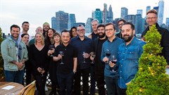 The executive jury 2019 unwinding at the River Cafe, New York, after a week long exercise of judging and voting for the best entries. © .