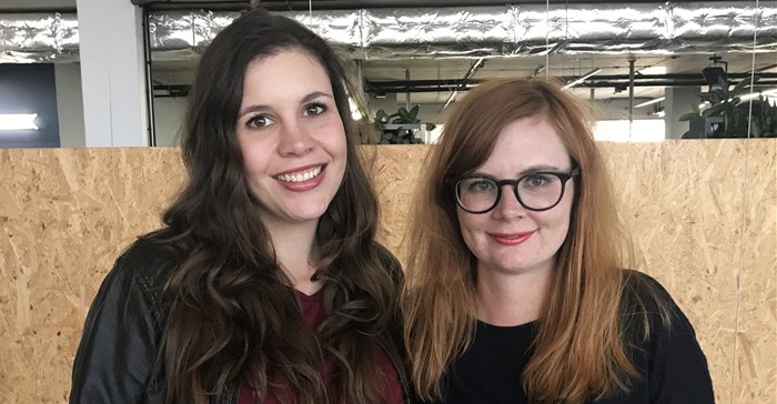 Amri Botha and Carina Coetzee from Ninety9cents (99C) agency. Image supplied.