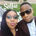 Sithole captions this: “My partner in crime and selfies. It just doesn’t work out when I’m on my own.”