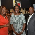 (L-R) At the Digital Lagos: Broadband for All, cocktail reception hosted by MainOne: Solape Hammond, CEO impact hub and Lagos State transition committee member; Funke Opeke. CEO MainOne and Babatunde Dada, chief financial officer MainOne.