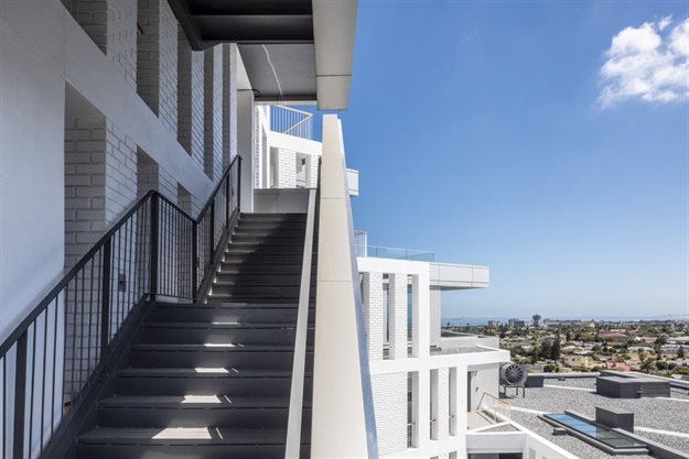 dhk completes sculpted monolithic apartment block in Century City