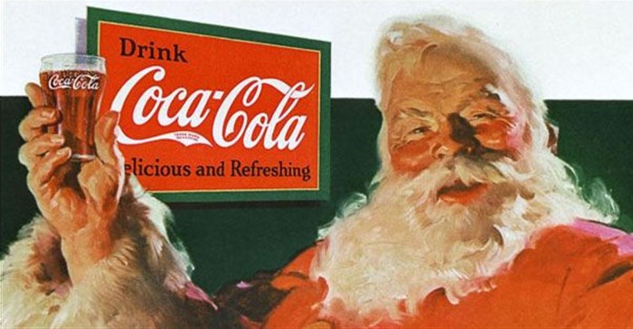 Santa Claus for Coca-Cola...