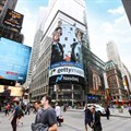The APO-Getty strategic partnership was acknowledged with a photo of Lee Martin, Senior Vice President, Global Strategic Development at Getty Images, and Lionel Reina, CEO of APO Group, displayed on the NASDAQ Tower in New York's Time Square. The NASDAQ Tower is considered the most visible LED video display in Times Square and is one of the most valuable advertising spaces in the world.
