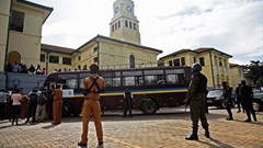 The Uganda High Court is in Kampala on May 14, 2018. CPJ today called for Ugandan authorities to intervene and end the criminal case against editor Pidson Kareire. Credit: CPJ/AFP/Isaac Kasamani.