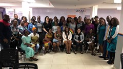 A cross section of Jumia leadership team with some of the participants at the Jumia Women & Youth Empowerment Programme. Image supplied.