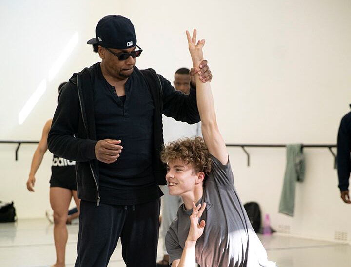 Christopher L Huggins with Jan Kotze - © Joan Ward