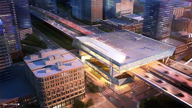 Image courtesy of Corgan and Uber.