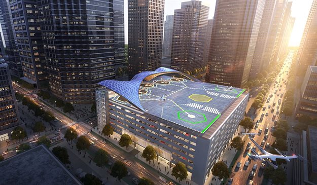 Image courtesy of The Beck Group and Uber.