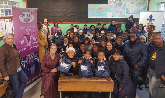 Sisi Safety Wear and partners donate sanitary products to underprivileged in Stellenbosch schools