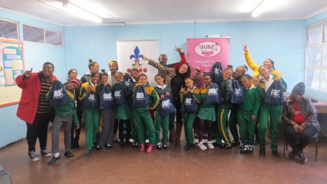Sisi Safety Wear and partners donate sanitary products to underprivileged in Stellenbosch schools