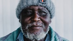 Bernhard Githundi, a patient at Hornlee Clinic in Knysna gets his medication delivered from the Chronic Dispensary Unit.