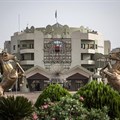 Burkina Faso's presidential palace is seen in Ouagadougou on March 20, 2019. The president and Constitutional Council have the power to prevent the enactment of revisions of the country's penal code that could result in jail time for reporters. Credit: CPJ/AFP/Olympia de Maismont.