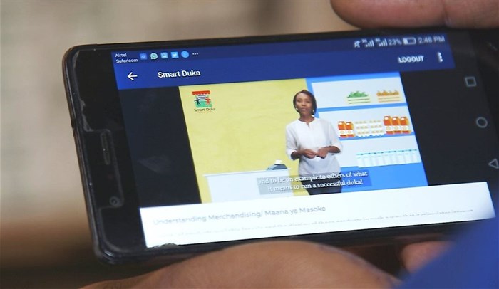 App teaches business skills to Kenyan shop owners