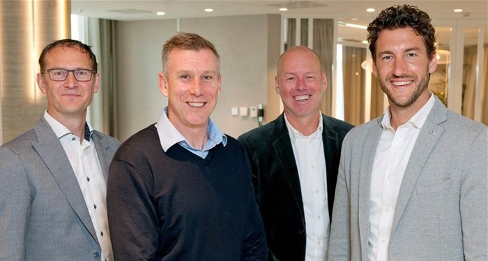 L to R: Eric Evers, Bruce Park, Clement-John de Leeuw and Maurice Pastoor