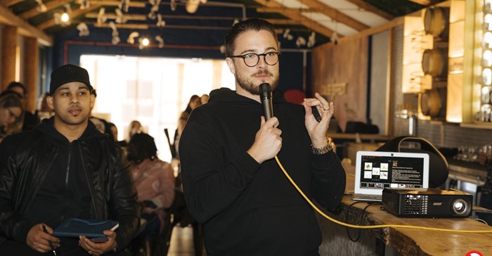 Joe Schofield at the Cape Town leg of his masterclass presentations in SA. Image supplied.